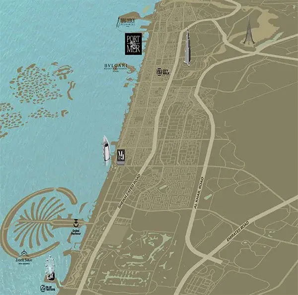 La Sirene - Tower 3, Port de La Mer